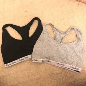 calvin klein sports bras